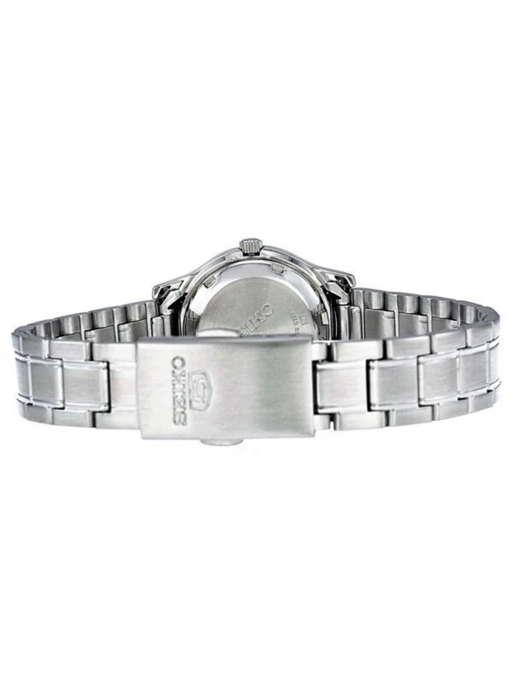 SEIKO 5 AUTOMATIC BLACK DIAL STAINLESS-STEEL LADIES WATCH SYMD95 - Picture 3 of 7